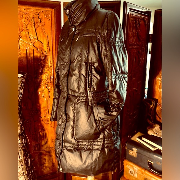 Geox Respira Puffer Quilted Feather Down Coat - Picture 5 of 16